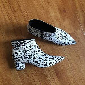 Dalmatian print Office (via Topshop) booties